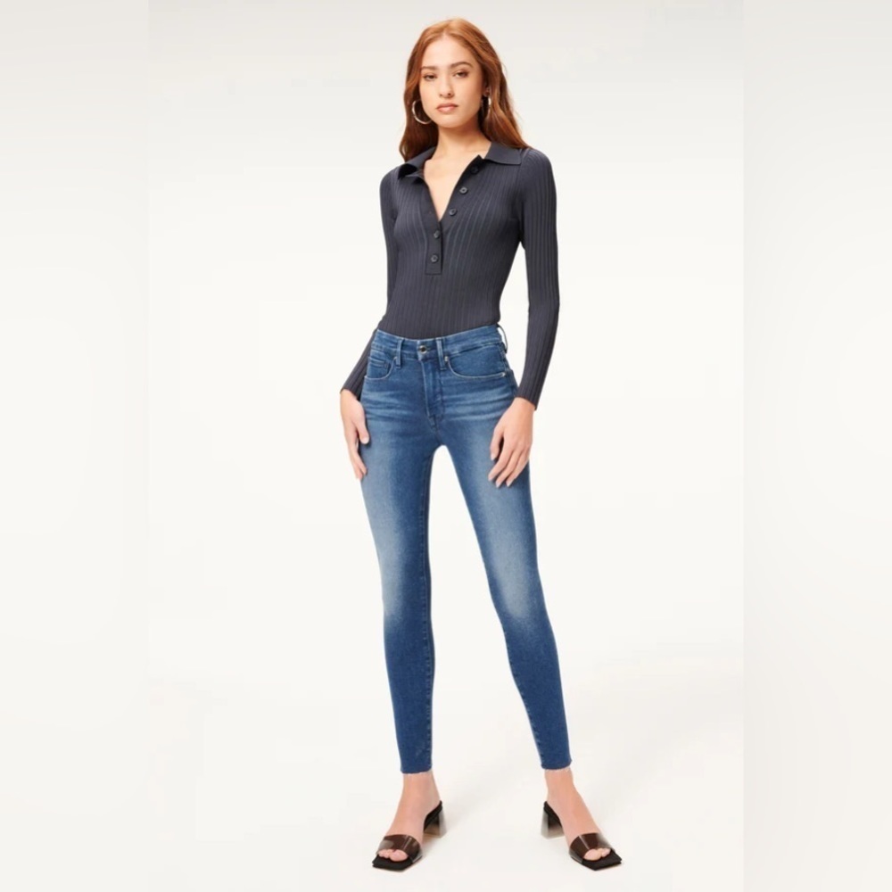 Good American‎ GOOD WAIST SKINNY JEANS blue867